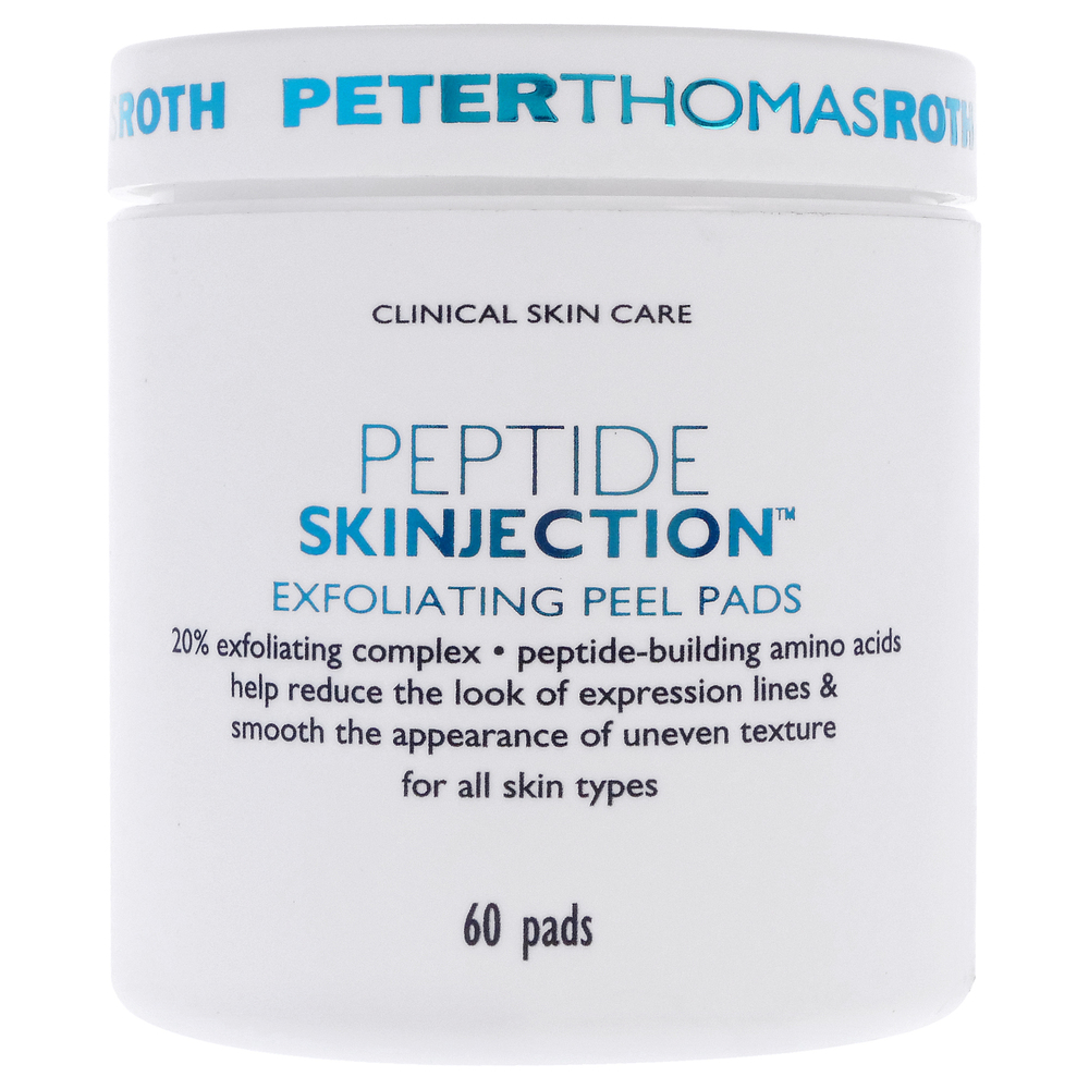 Peptide Skinjection Exfoliating Peel Pads by Peter Thomas Roth 60 Pc